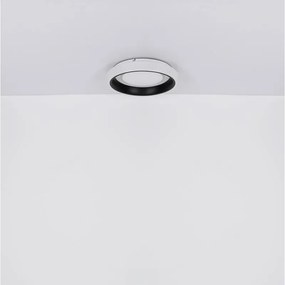 Plafoniera LED cu telecomanda design modern Tabano negru mat