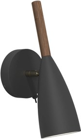 Aplica de perete Pure 10 neagra 7,5/17/26 cm
