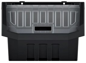 Cutie de depozitare cu blocare 39,6 x 38 x 28,2 cm, neagra