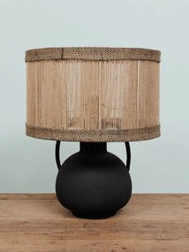 Lampa de masa, cu abajur din iuta natuala, Luanda