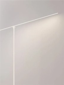 Lampa LED dimabila de podea directionabila TENSO alba