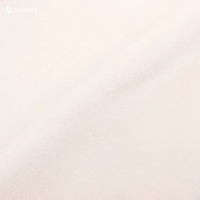 Pat matrimonial crem tapițat din catifea cu spațiu de depozitare cu somieră 180x200 cm Bellis – Micadoni