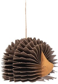 Ornament de Crăciun lucrat manual din hârtie 10 cm Honeycomb Hedgehog – Sass &amp; Belle