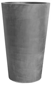 Ghiveci de flori Belle, culoare gri, mai multe dimensiuni - PotteryPots Mărime: L - v. 90 cm, ⌀ 60 cm