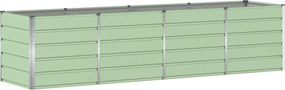 vidaXL Jardinieră Verde 240 x 80 x 75 cm Oțel