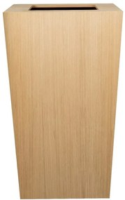 Ghiveci din lemn cu auto-irrigare NATURA, tall, mai multe variante - Hobby Flower Culoare: stejar deschis