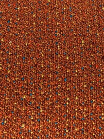 Scaun dining portocaliu din textil, Kiwi