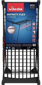 Uscător de rufe negru Infinity Flex 30m – Vileda