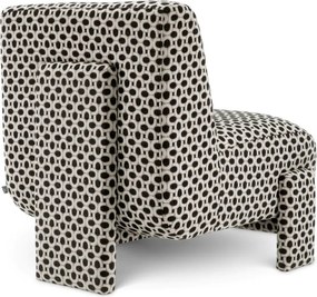 Fotoliu elegant design LUX Rockdale, Sunbeam black