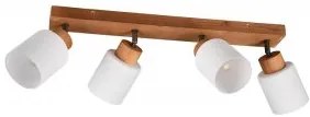 Plafoniera rustica 4 becuri E14 Assam R81114030 Trio