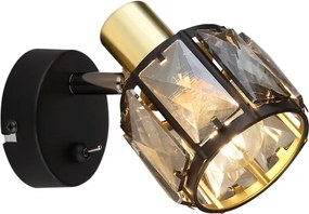 Spot de perete INDIANA 1xE14/40W/230V Globo 54357-1B