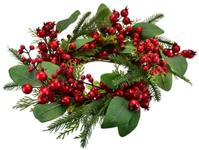 Coroană de Crăciun Fructe de Soc, 30 cm