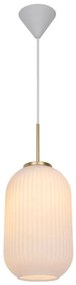 Pendul design scandinav Milford 20 alb opal