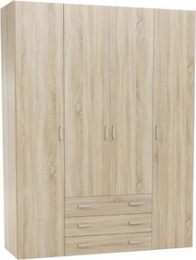 Dulap, 4 uşi, stejar sonoma, GWEN 70429