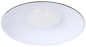 Lustră LED solară cu senzor Aigostar 2xLED/35W/12V 6000 mAh 6500K d. 15 cm