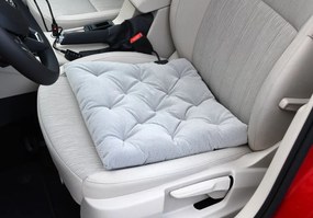 Pernă de scaun încălzită cu termostat - 12V, gri