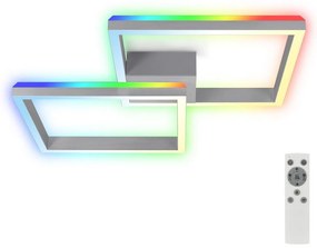 Lustră LED RGBW dimabilă aplicată FRAME 2xLED/17W/230V 2700-6500K Brilo + telecomandă