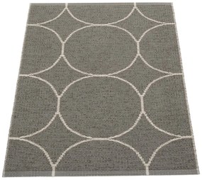 Covor pentru exterior și interior gri închis 70x100 cm Boo Charcoal Linen – Pappelina