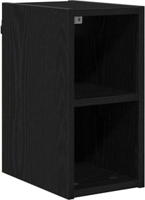 vidaXL Dulap suspendat Stejar Negru 20 x 29,5 x 40 cm Lemn compozit