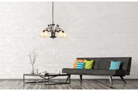 Lustră pe lanț Globo 30800523X VENEZIA 5xE14/40W/230V