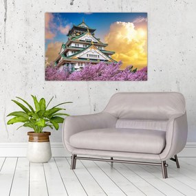 Tablou - Castelul Osaka (90x60 cm)