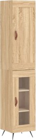 vidaXL Dulap înalt, stejar sonoma, 34,5x34x180 cm, lemn prelucrat