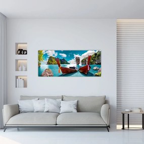 Tablou - Rai pe pământ (120x50 cm)