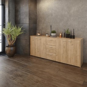 Dulap HUGOS 180, stejar artisan