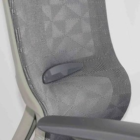 Scaun ergonomic SYYT 9511 gri, tetieră 2D și multiblock