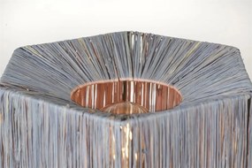 Veioza/Lampa Eco din Rafie, Panama octogon S, gri