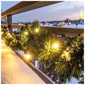 Solight 1V298 - Ghirlandă LED de Crăciun pentru exterior, 80xLED/3xAA 500 cm IP44