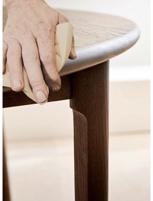 Masă de dining maro rotundă extensibilă din lemn de stejar ø 120 cm Noor – Hammel Furniture