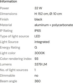 Stalp LED iluminat exterior IP65 Gardenia 32W