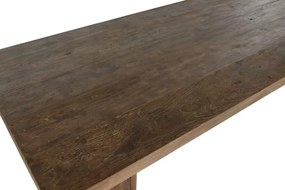 Masa dining, din lemn de tec reciclat, Rusti