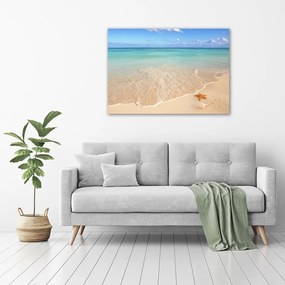 Imprimare tablou canvas Starfish pe plajă