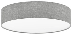 Plafonieră albă/gri cu abajur textil PASTERI – EGLO