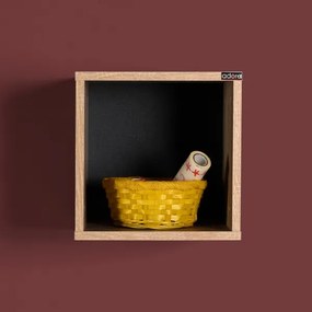 Raft de perete 33x33 cm maro