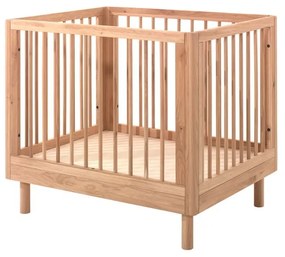 Țarc pentru copii în culoare naturală din lemn de stejar 95x75 cm Forrest – Vipack