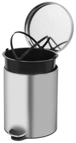 Alda Coș de gunoi cu pedală Soft Close FreedomFresh 5 l, inox mat, 5 l