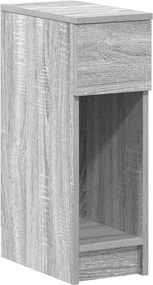 vidaXL Noptiera cu sertar Gri Sonoma 20x36x60 cm