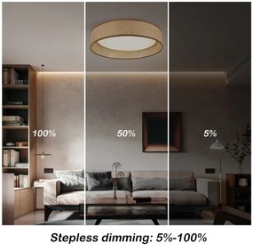 Immax NEO 07288L - Plafonieră LED+CCT dimabilă LONA, 36W/230V, Ø 45,5 cm + telecomandă