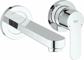 Baterie lavoar incastrata Grohe BauEdge crom corp incastrat inclus