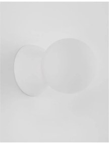 Aplica de perete design modern ZERO, gips alb NVL-9577013