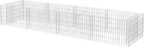 vidaXL Strat înălțat gabion, 360 x 90 x 50 cm, oțel