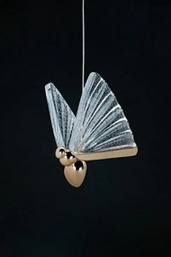 Pendul LED design modern Fluture S auriu