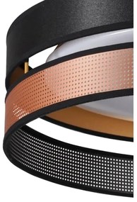 Duolla-Plafonieră LED ROLLER DUO SHINY LED/24W/230V d. 45 cm negru/cupru