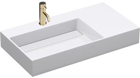 Lavoar Archi alb mat L75 cm