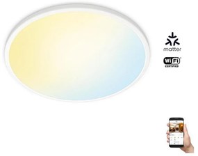 WiZ - Plafonieră LED SUPERSLIM dimabilă 22W 230V alb Wi-Fi