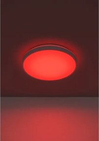 Eglo 300689 - Plafonieră LED RGBW reglabilă MONTARELLINO-Z LED/18,5W/230V albă + telecomandă