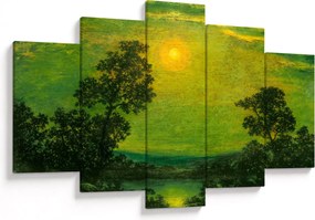 Tablou - Imitator of Ralph Albert Blakelock, Moonlight, reproducere (150x105 cm)